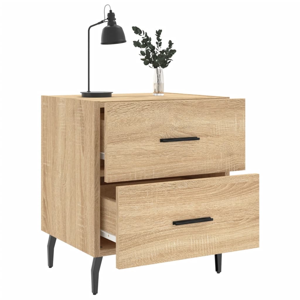 Κομοδίνο Sonoma Δρυς 40 x 35 x 47,5 εκ. από Επεξεργασμένο Ξύλο