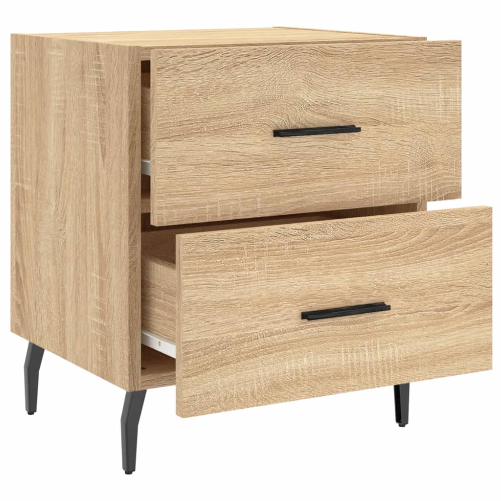 Κομοδίνο Sonoma Δρυς 40 x 35 x 47,5 εκ. από Επεξεργασμένο Ξύλο