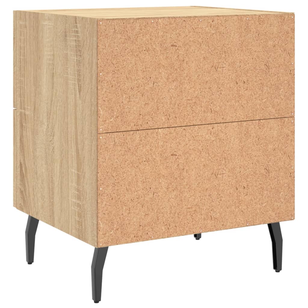 Κομοδίνο Sonoma Δρυς 40 x 35 x 47,5 εκ. από Επεξεργασμένο Ξύλο