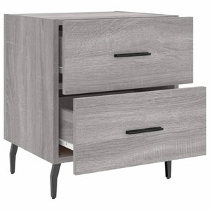 Κομοδίνο Γκρι Sonoma 40 x 35 x 47,5 εκ. από Επεξεργασμένο Ξύλο