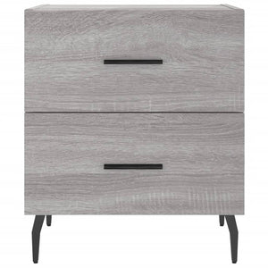 Κομοδίνο Γκρι Sonoma 40 x 35 x 47,5 εκ. από Επεξεργασμένο Ξύλο