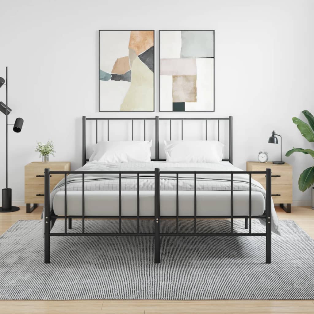 Κομοδίνα 2 τεμ. Sonoma Δρυς 40 x 35 x 47,5 εκ. Επεξεργ. Ξύλο