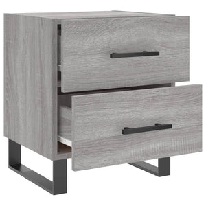 Κομοδίνο Γκρι Sonoma 40 x 35 x 47,5 εκ. από Επεξεργασμένο Ξύλο