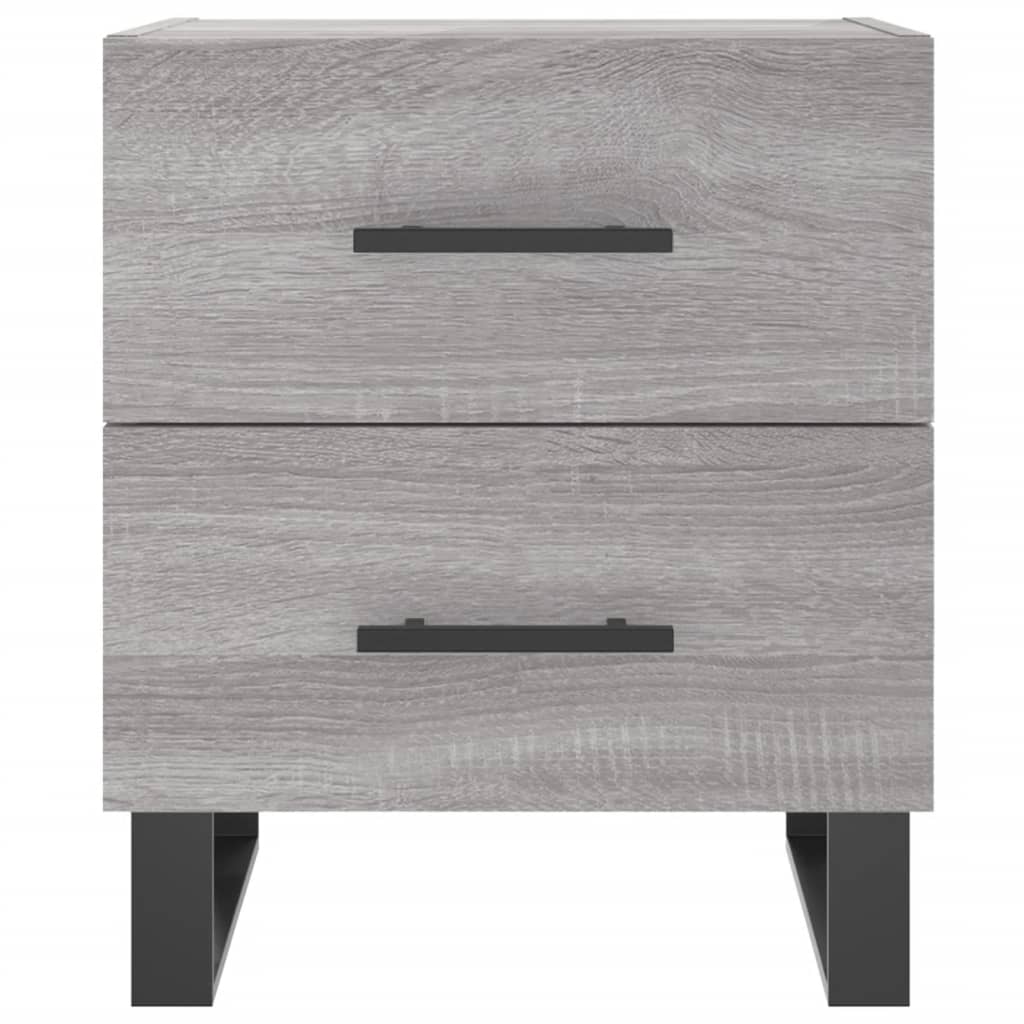Κομοδίνο Γκρι Sonoma 40 x 35 x 47,5 εκ. από Επεξεργασμένο Ξύλο