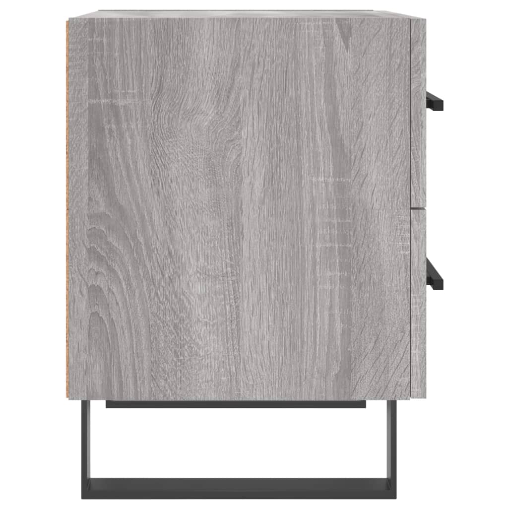 Κομοδίνο Γκρι Sonoma 40 x 35 x 47,5 εκ. από Επεξεργασμένο Ξύλο