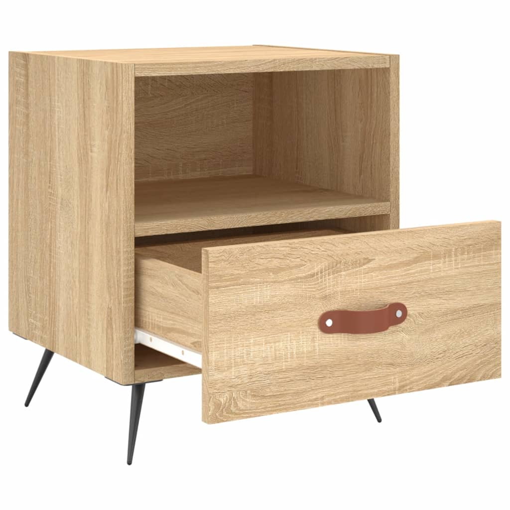Κομοδίνο Sonoma Δρυς 40 x 35 x 47,5 εκ. από Επεξεργασμένο Ξύλο - Pakobazaar