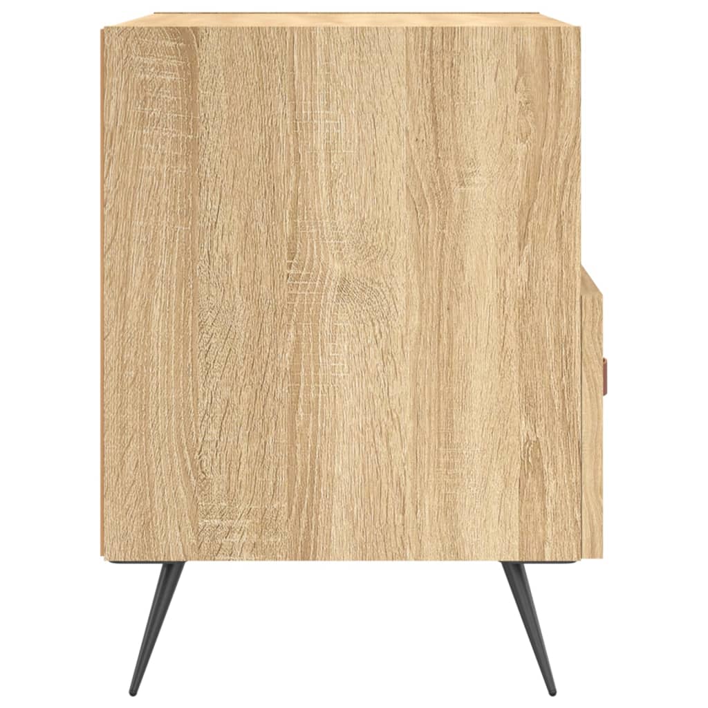 Κομοδίνο Sonoma Δρυς 40 x 35 x 47,5 εκ. από Επεξεργασμένο Ξύλο - Pakobazaar