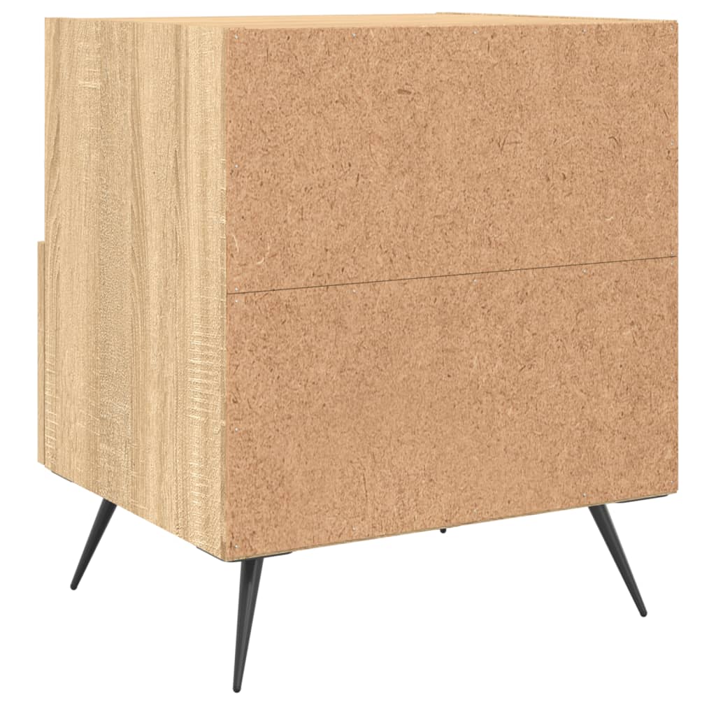 Κομοδίνο Sonoma Δρυς 40 x 35 x 47,5 εκ. από Επεξεργασμένο Ξύλο - Pakobazaar