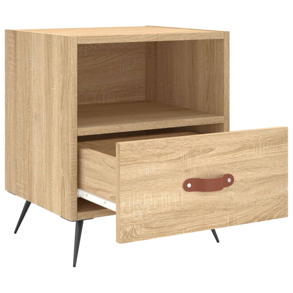 Κομοδίνα 2 τεμ. Sonoma Δρυς 40 x 35 x 47,5 εκ. Επεξεργ. Ξύλο - Pakobazaar