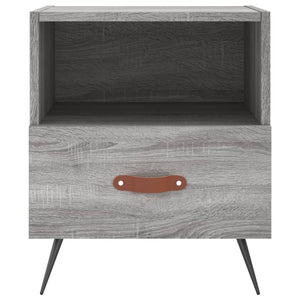 Κομοδίνο Γκρι Sonoma 40 x 35 x 47,5 εκ. από Επεξεργασμένο Ξύλο - Pakobazaar