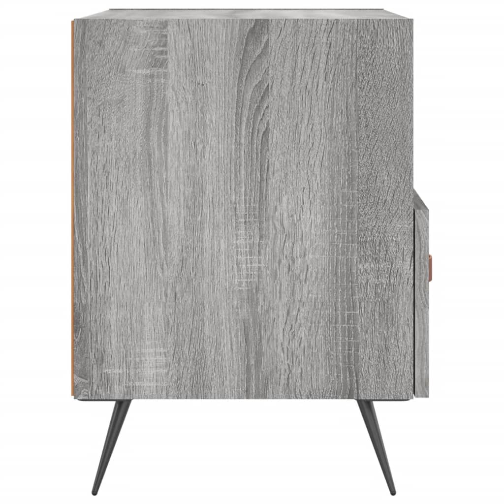 Κομοδίνο Γκρι Sonoma 40 x 35 x 47,5 εκ. από Επεξεργασμένο Ξύλο - Pakobazaar