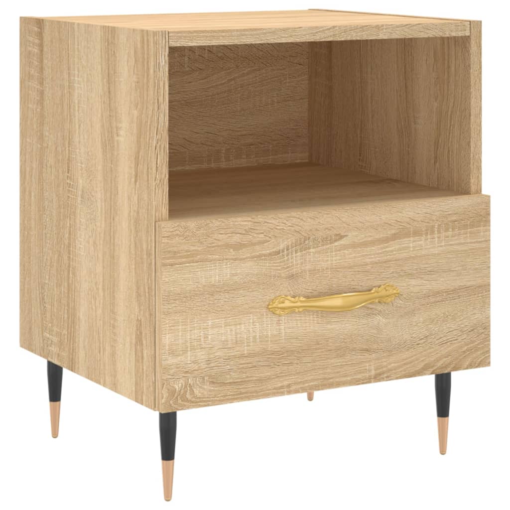 Κομοδίνο Sonoma Δρυς 40 x 35 x 47,5 εκ. από Επεξεργασμένο Ξύλο