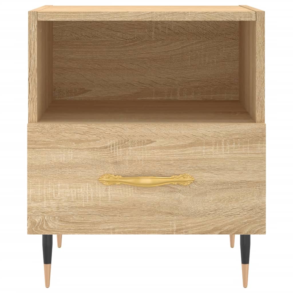 Κομοδίνο Sonoma Δρυς 40 x 35 x 47,5 εκ. από Επεξεργασμένο Ξύλο