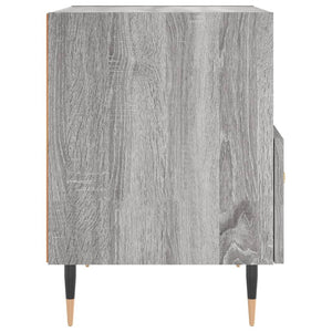 Κομοδίνα 2 τεμ. Γκρι Sonoma 40 x 35 x 47,5 εκ. Επεξεργ. Ξύλο