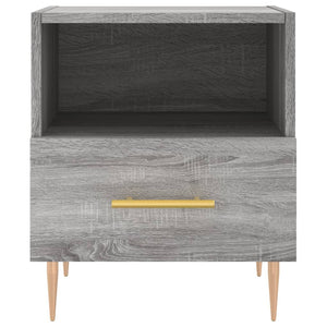 Κομοδίνο Γκρι Sonoma 40 x 35 x 47,5 εκ. από Επεξεργασμένο Ξύλο