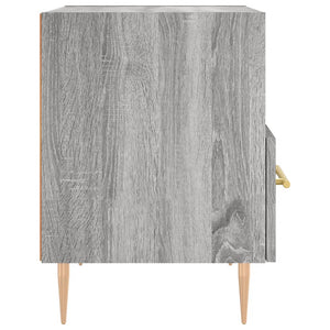 Κομοδίνο Γκρι Sonoma 40 x 35 x 47,5 εκ. από Επεξεργασμένο Ξύλο
