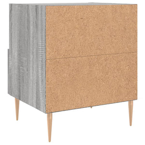 Κομοδίνο Γκρι Sonoma 40 x 35 x 47,5 εκ. από Επεξεργασμένο Ξύλο