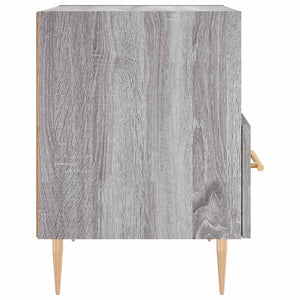 Κομοδίνα 2 τεμ. Γκρι Sonoma 40 x 35 x 47,5 εκ. Επεξεργ. Ξύλο