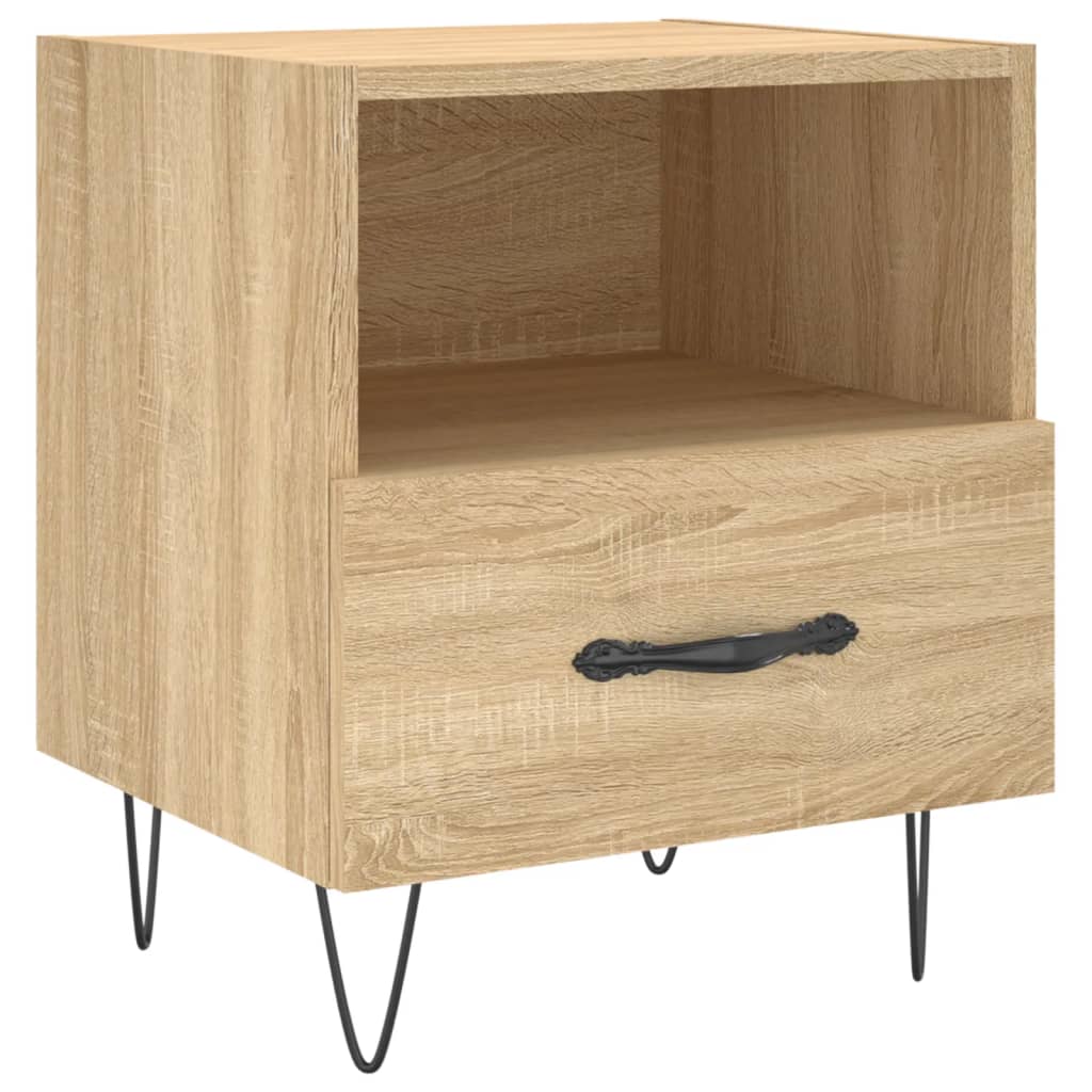 Κομοδίνο Sonoma Δρυς 40 x 35 x 47,5 εκ. από Επεξεργασμένο Ξύλο