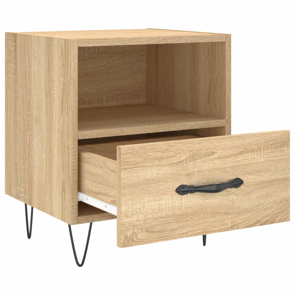 Κομοδίνο Sonoma Δρυς 40 x 35 x 47,5 εκ. από Επεξεργασμένο Ξύλο