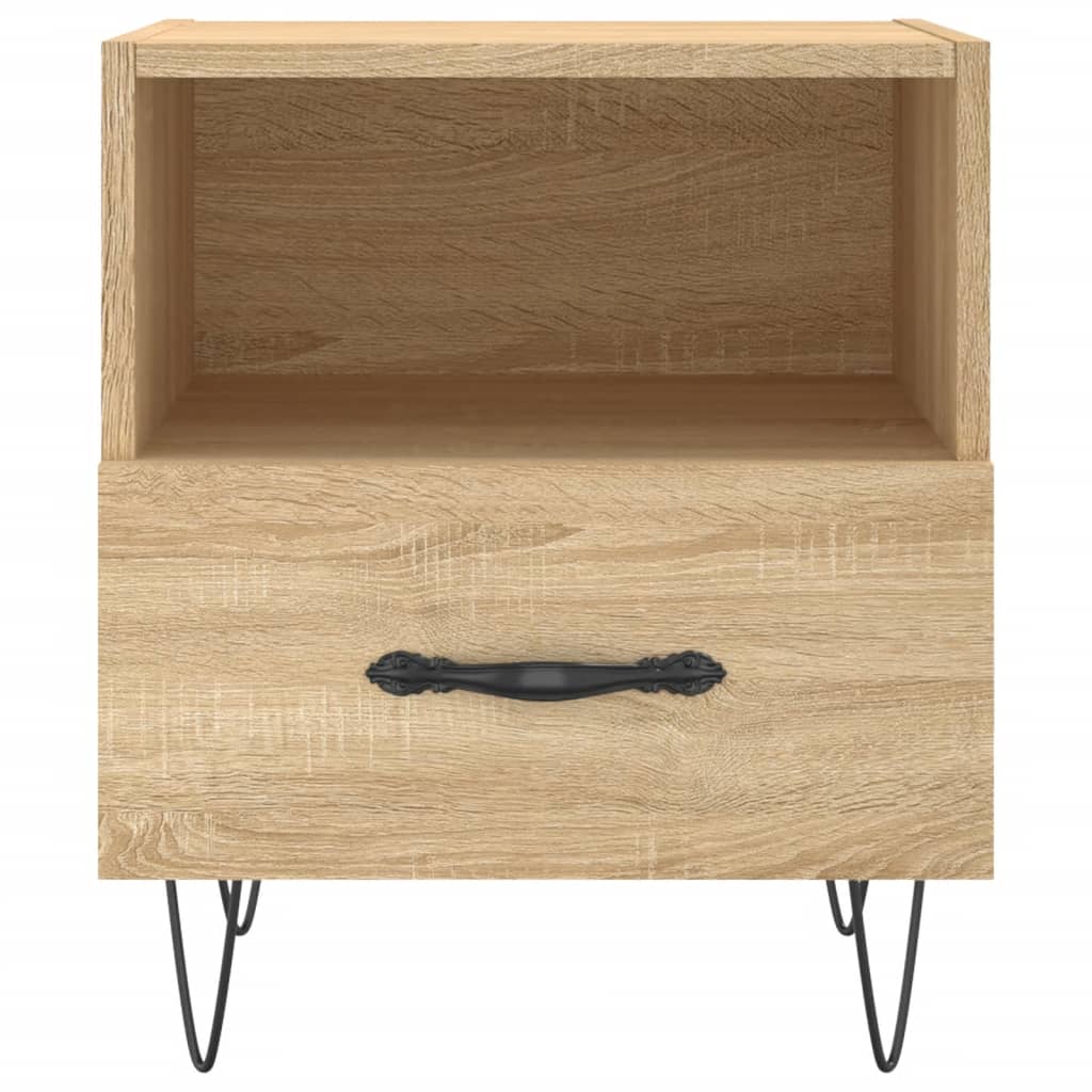 Κομοδίνο Sonoma Δρυς 40 x 35 x 47,5 εκ. από Επεξεργασμένο Ξύλο
