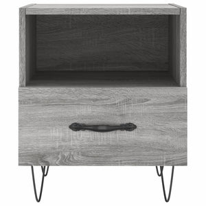 Κομοδίνο Γκρι Sonoma 40 x 35 x 47,5 εκ. από Επεξεργασμένο Ξύλο