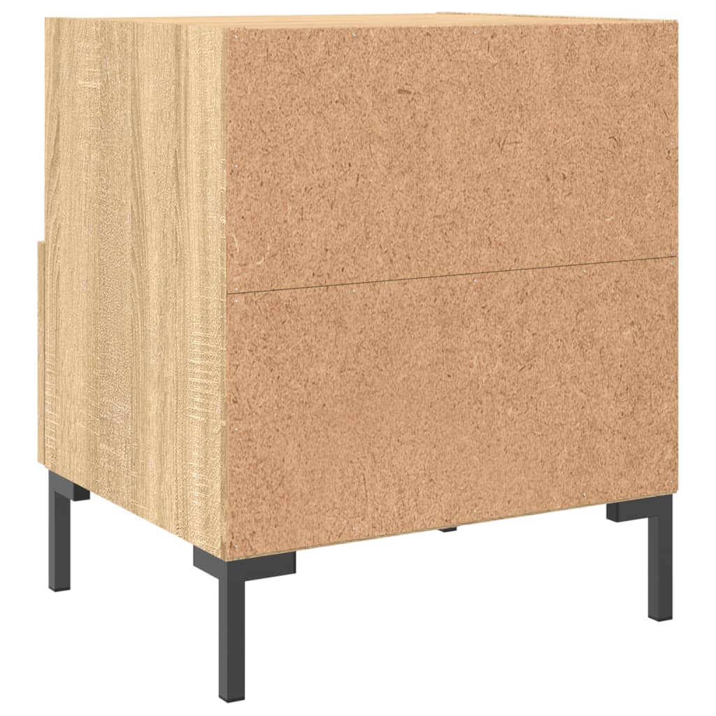Κομοδίνο Sonoma Δρυς 40 x 35 x 47,5 εκ. από Επεξεργασμένο Ξύλο