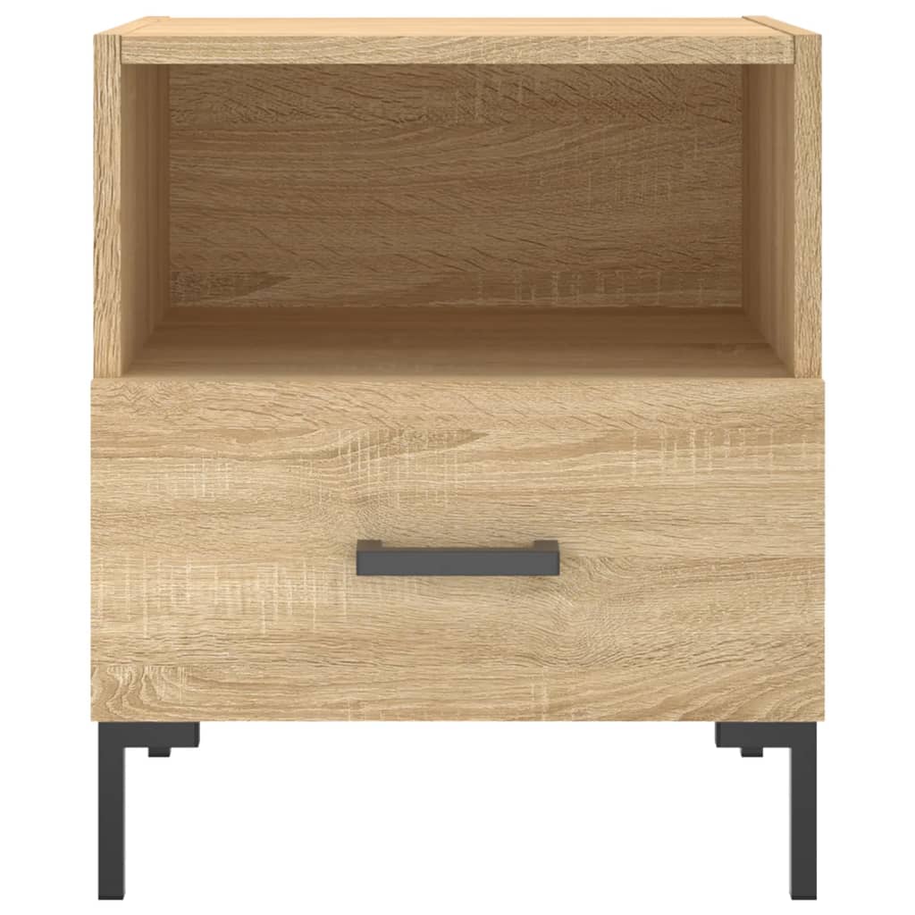 Κομοδίνα 2 τεμ. Sonoma Δρυς 40 x 35 x 47,5 εκ. Επεξεργ. Ξύλο