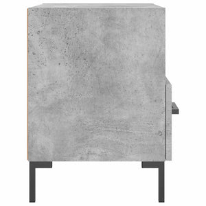 Κομοδίνο Γκρι Σκυροδ. 40 x 35 x 47,5 εκ. από Επεξεργασμένο Ξύλο