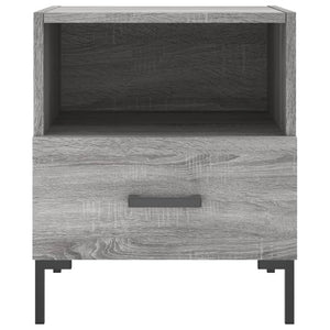 Κομοδίνο Γκρι Sonoma 40 x 35 x 47,5 εκ. από Επεξεργασμένο Ξύλο