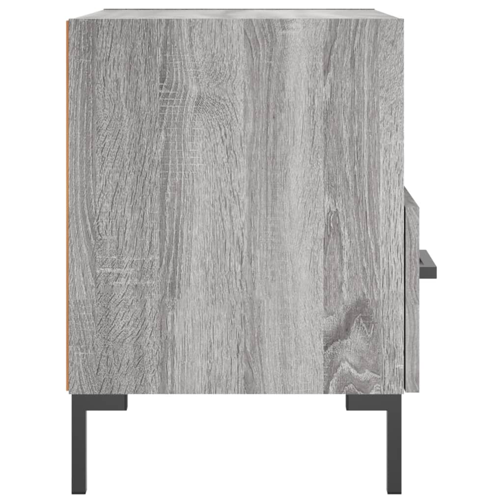 Κομοδίνο Γκρι Sonoma 40 x 35 x 47,5 εκ. από Επεξεργασμένο Ξύλο