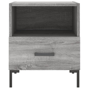 Κομοδίνα 2 τεμ. Γκρι Sonoma 40 x 35 x 47,5 εκ. Επεξεργ. Ξύλο