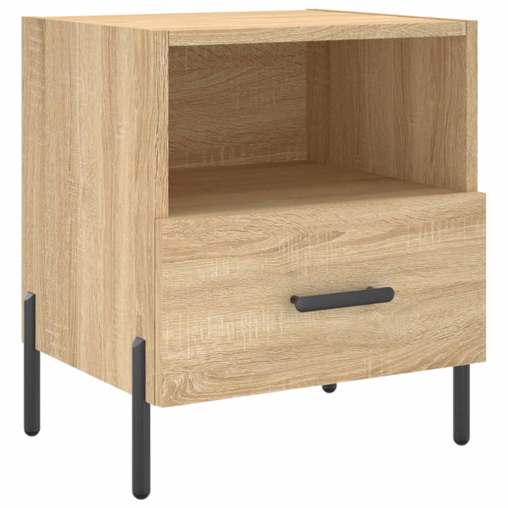 Κομοδίνο Sonoma Δρυς 40 x 35 x 47,5 εκ. από Επεξεργασμένο Ξύλο