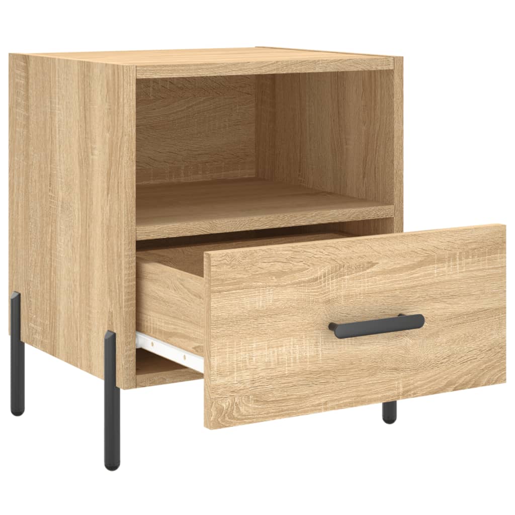 Κομοδίνο Sonoma Δρυς 40 x 35 x 47,5 εκ. από Επεξεργασμένο Ξύλο