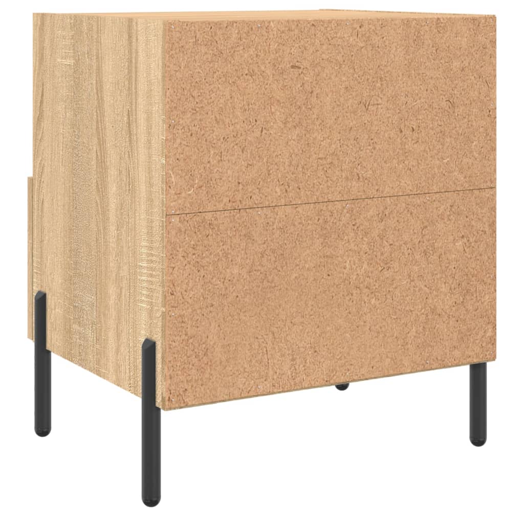Κομοδίνο Sonoma Δρυς 40 x 35 x 47,5 εκ. από Επεξεργασμένο Ξύλο