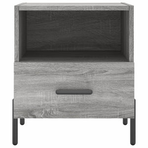 Κομοδίνο Γκρι Sonoma 40 x 35 x 47,5 εκ. από Επεξεργασμένο Ξύλο