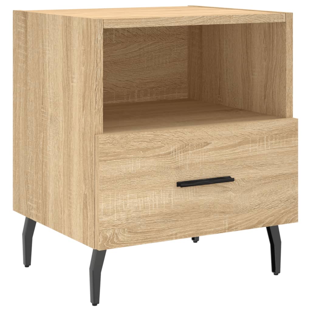 Κομοδίνο Sonoma Δρυς 40 x 35 x 47,5 εκ. από Επεξεργασμένο Ξύλο