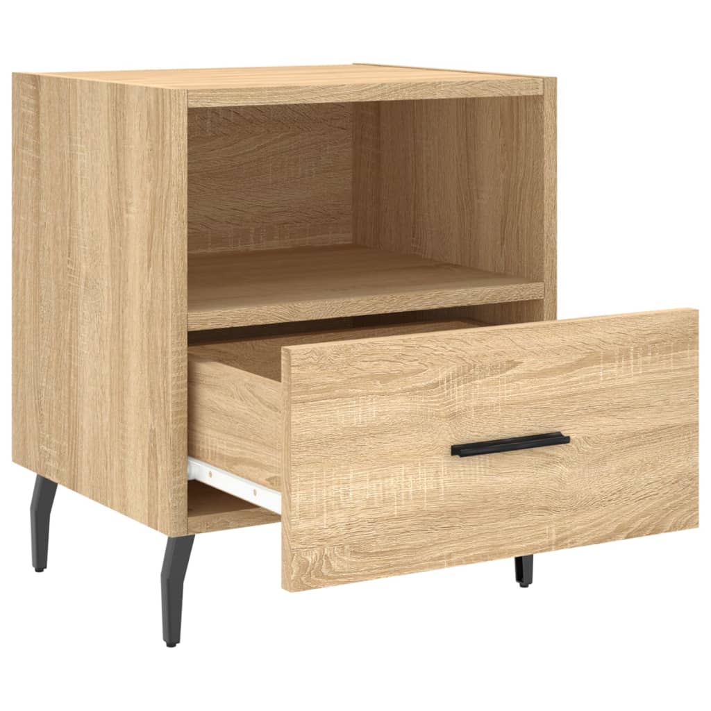 Κομοδίνο Sonoma Δρυς 40 x 35 x 47,5 εκ. από Επεξεργασμένο Ξύλο