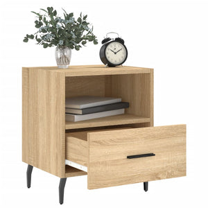 Κομοδίνο Sonoma Δρυς 40 x 35 x 47,5 εκ. από Επεξεργασμένο Ξύλο