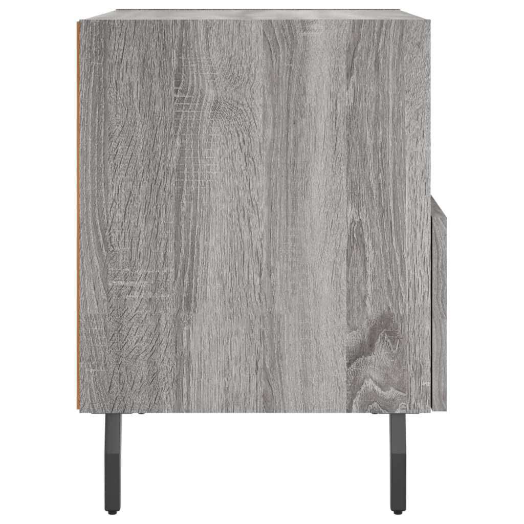 Κομοδίνο Γκρι Sonoma 40 x 35 x 47,5 εκ. από Επεξεργασμένο Ξύλο