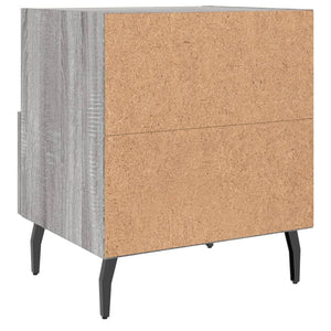 Κομοδίνο Γκρι Sonoma 40 x 35 x 47,5 εκ. από Επεξεργασμένο Ξύλο
