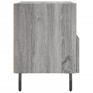 Κομοδίνα 2 τεμ. Γκρι Sonoma 40 x 35 x 47,5 εκ. Επεξεργ. Ξύλο