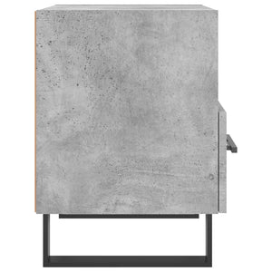 Κομοδίνο Γκρι Σκυροδ. 40 x 35 x 47,5 εκ. από Επεξεργασμένο Ξύλο - Pakobazaar