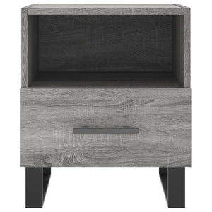 Κομοδίνο Γκρι Sonoma 40 x 35 x 47,5 εκ. από Επεξεργασμένο Ξύλο