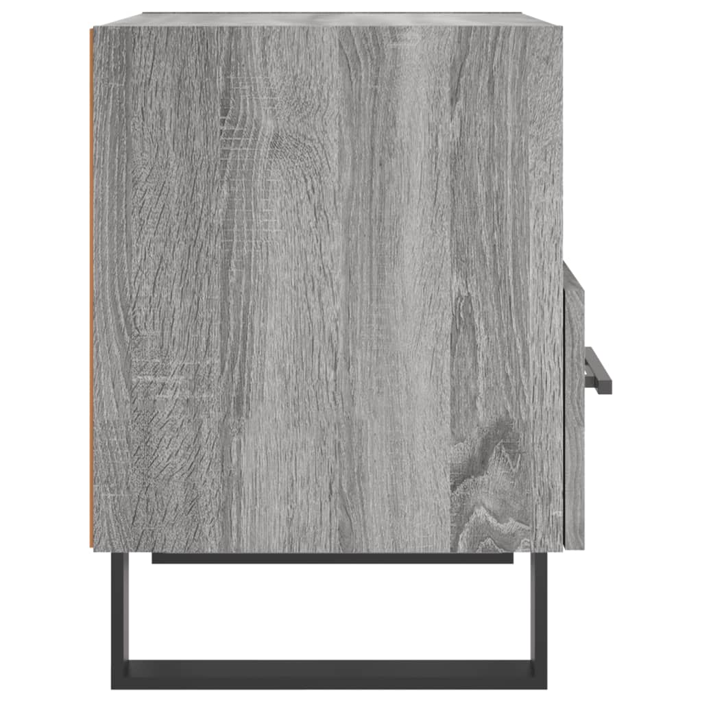 Κομοδίνο Γκρι Sonoma 40 x 35 x 47,5 εκ. από Επεξεργασμένο Ξύλο