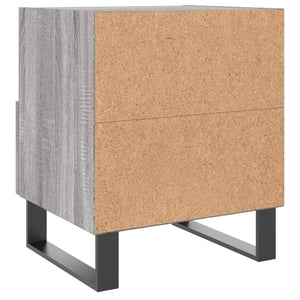 Κομοδίνο Γκρι Sonoma 40 x 35 x 47,5 εκ. από Επεξεργασμένο Ξύλο