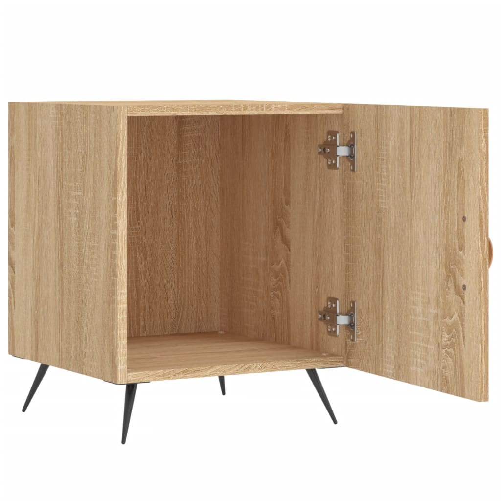 Κομοδίνα 2 τεμ. Sonoma Δρυς 40 x 40 x 50 εκ. από Επεξεργ. Ξύλο