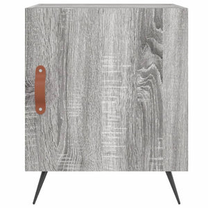 Κομοδίνο Γκρι Sonoma 40 x 40 x 50 εκ. από Επεξεργασμένο Ξύλο - Pakobazaar