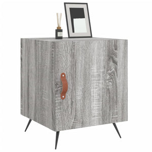 Κομοδίνο Γκρι Sonoma 40 x 40 x 50 εκ. από Επεξεργασμένο Ξύλο - Pakobazaar