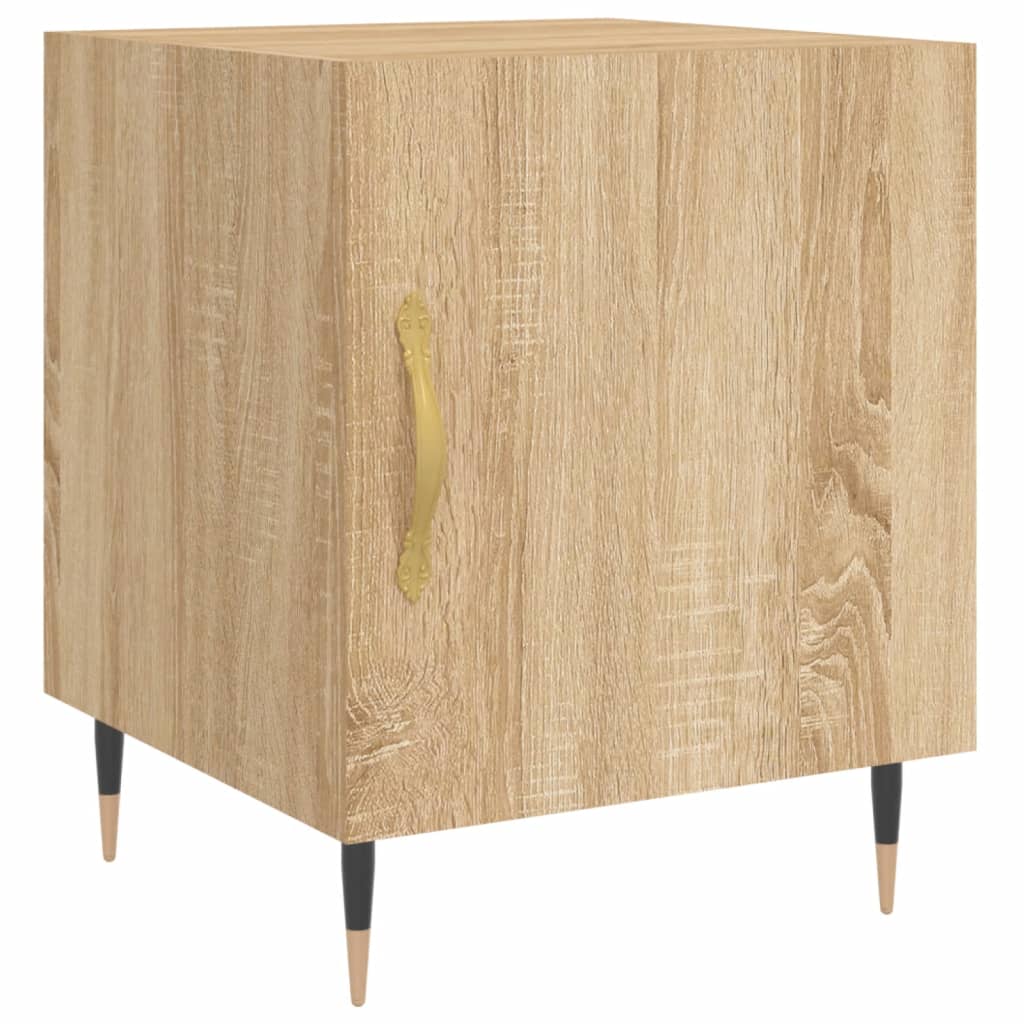 Κομοδίνο Sonoma Δρυς 40 x 40 x 50 εκ. από Επεξεργασμένο Ξύλο